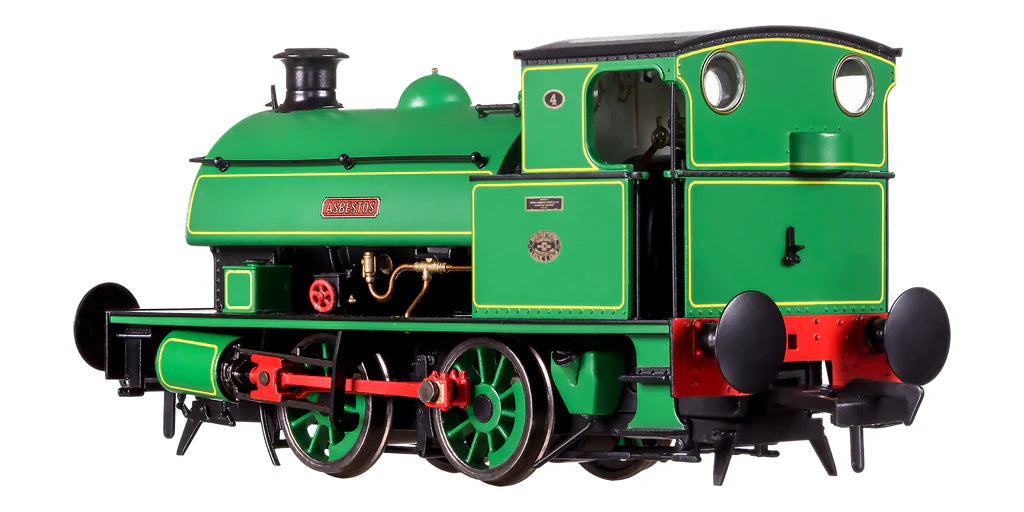 Dapol Hawthorn Leslie 0-4-0 Green Lined Yellow 'Asbestos' 4