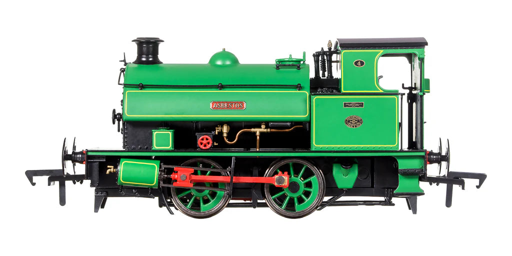 Dapol Hawthorn Leslie 0-4-0 Green Lined Yellow 'Asbestos' 4