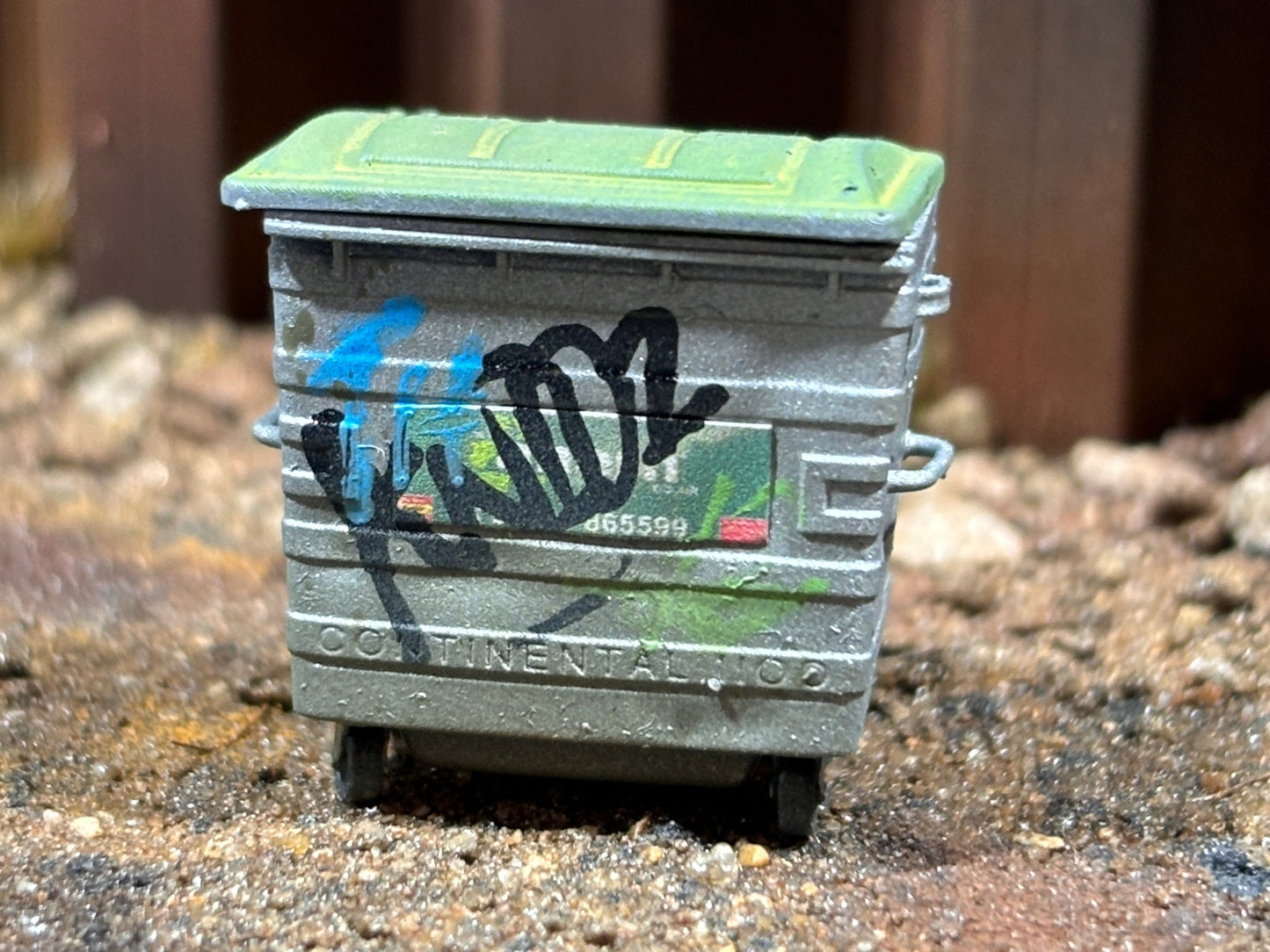 'Ahern' Logo Metal Commercial Bins - Custom - OO gauge
