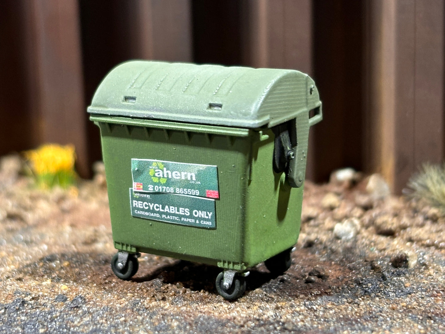 'Ahern' Logo Plastic Commercial Bins - Custom - O gauge
