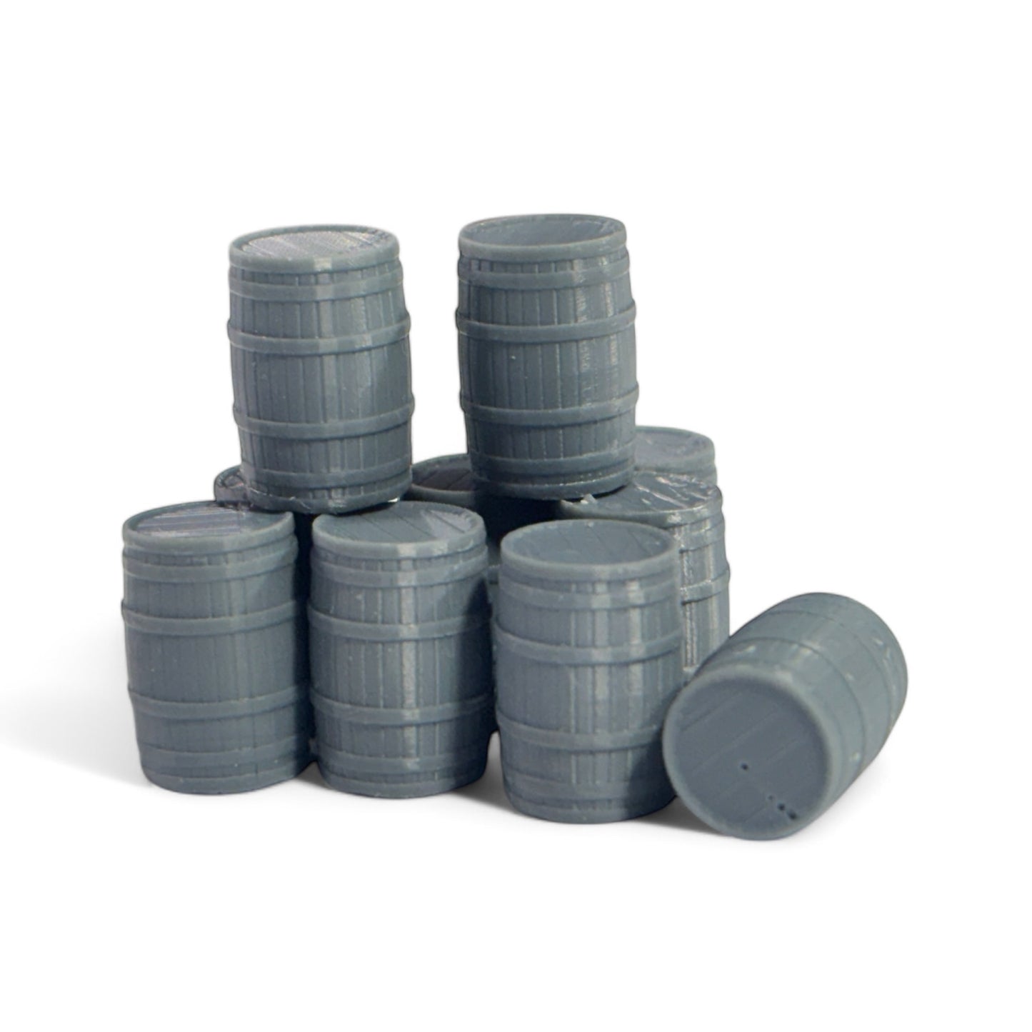 Wooden Barrels - Unpainted - All Scales