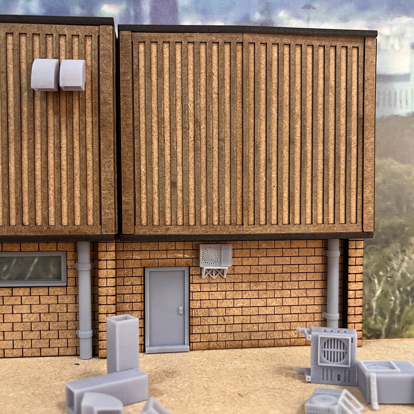 Low Relief Industrial Unit - Vanguard for OO