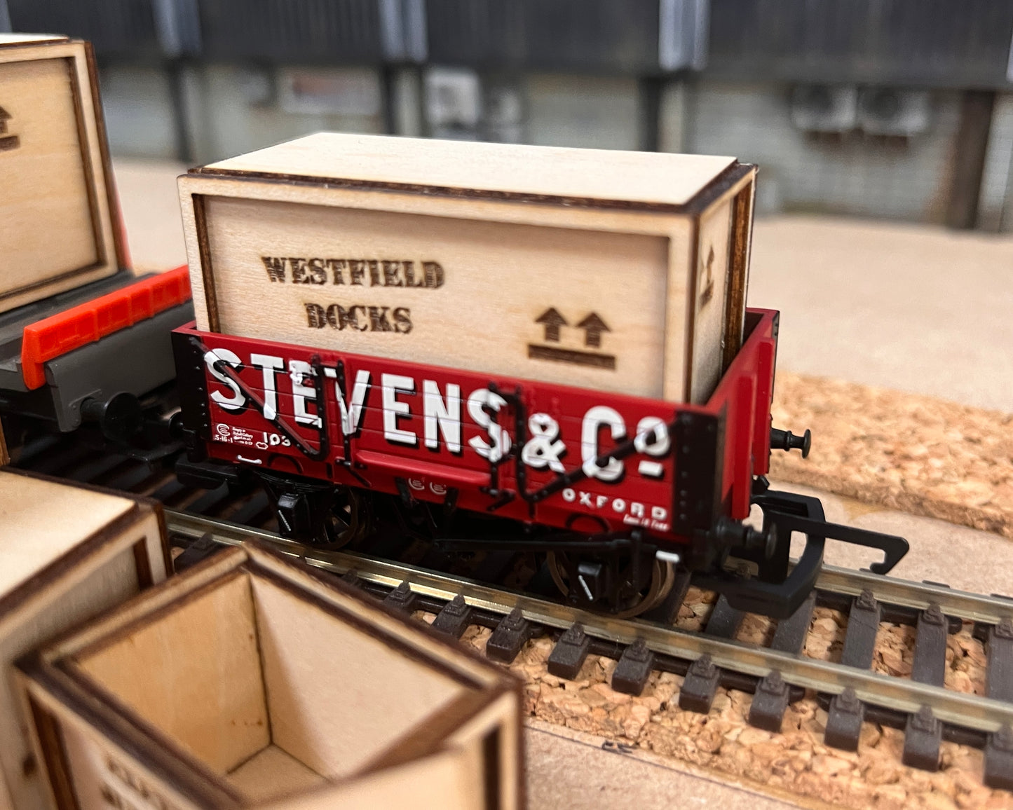 Personalised Wooden Crates - Laser Cut