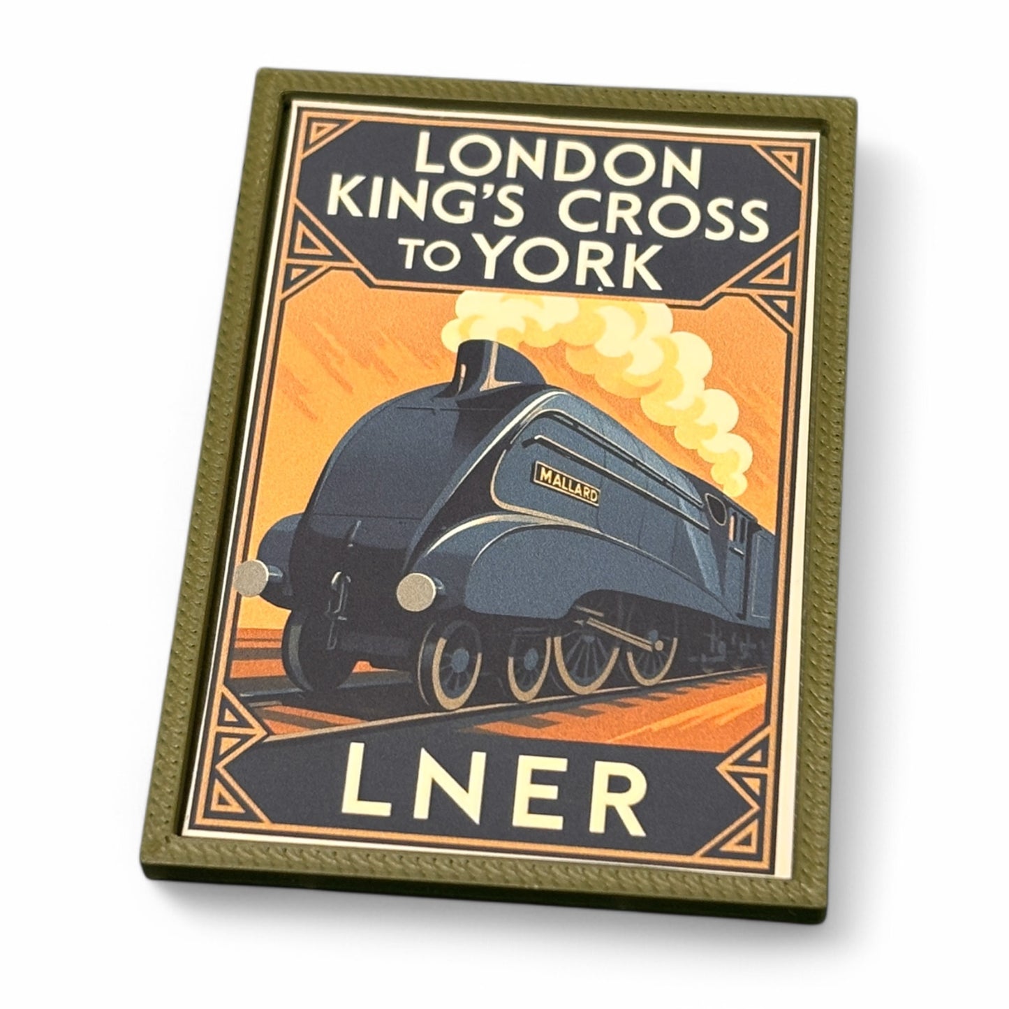 LNER Mallard Billboard & Poster- Portrait Style - OO Gauge