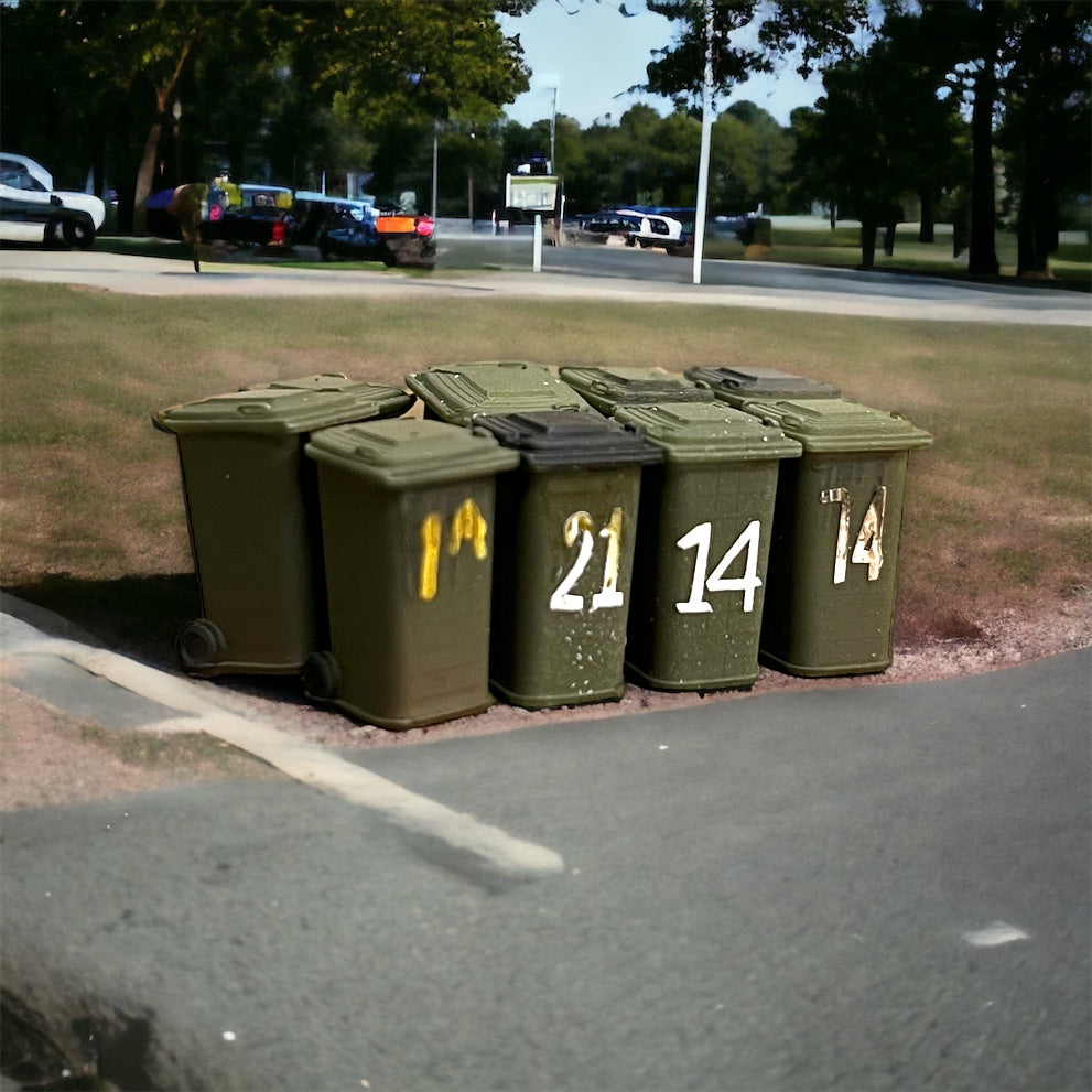 Wheelie Bins - OO Gauge