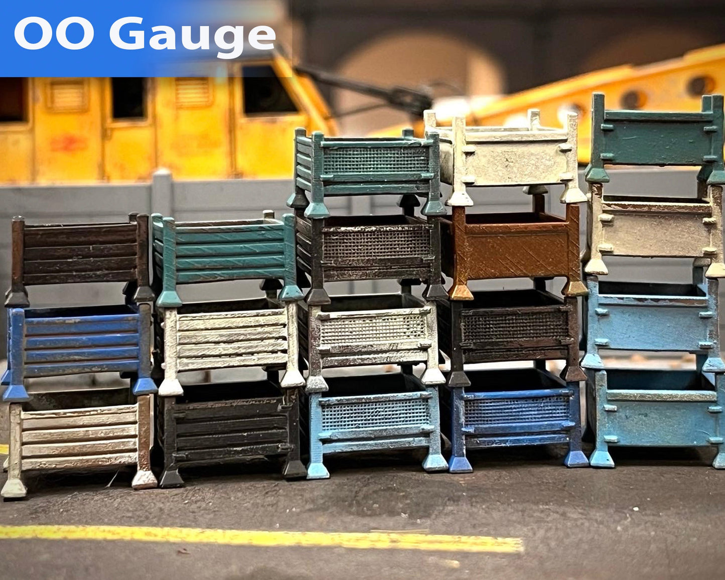 Stackable Stillages (Unpainted) - OO Gauge