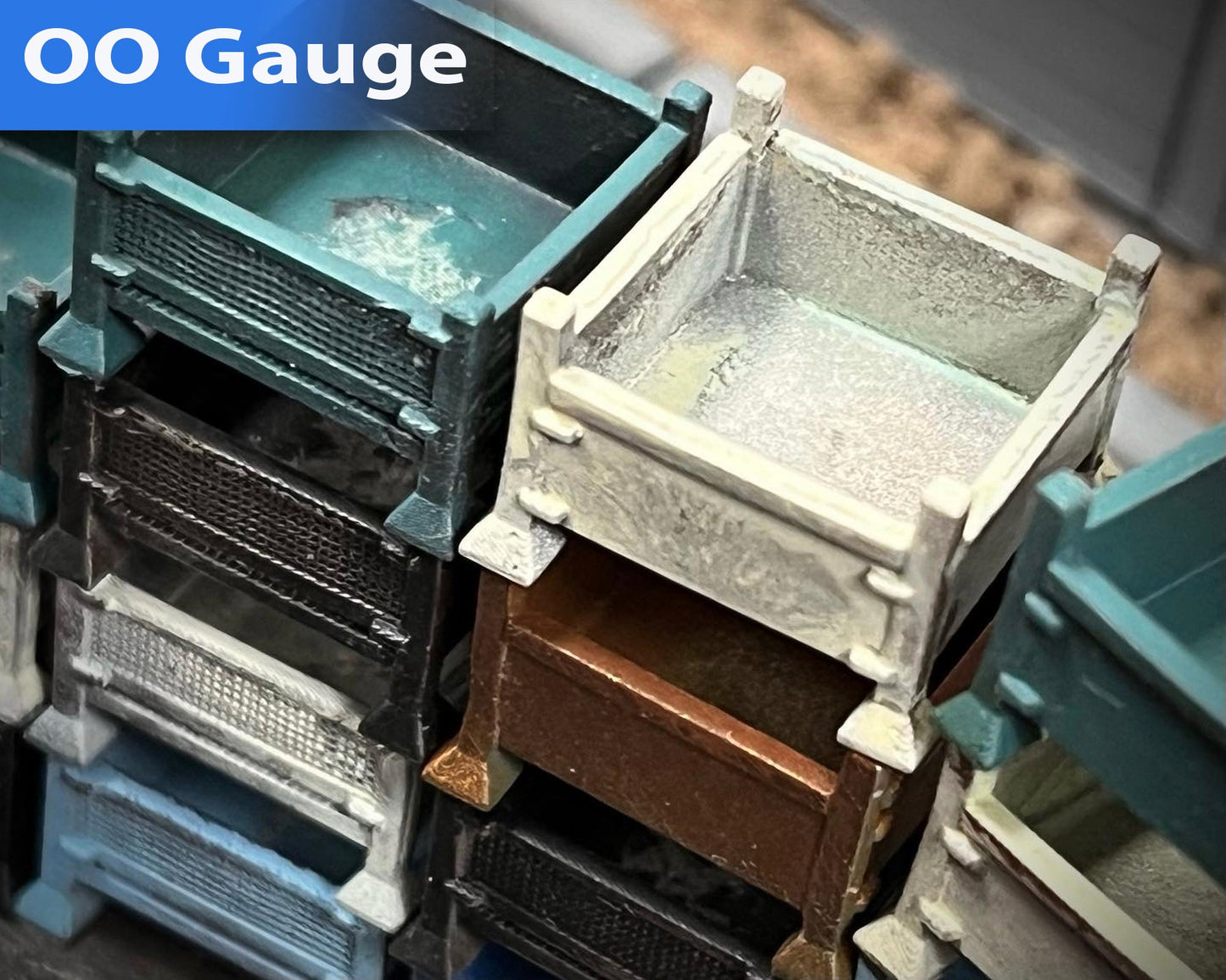 Stackable Stillages (Unpainted) - OO Gauge