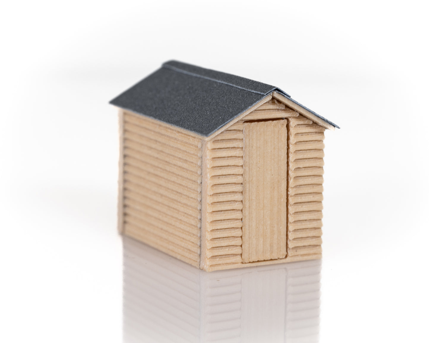8'x6' Apex Garden Shed - No Windows - OO Gauge