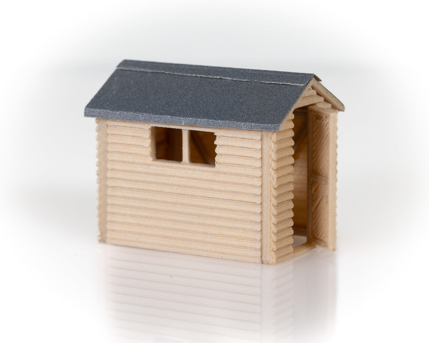 8'x6' Apex Garden Shed - Single Window - OO Gauge