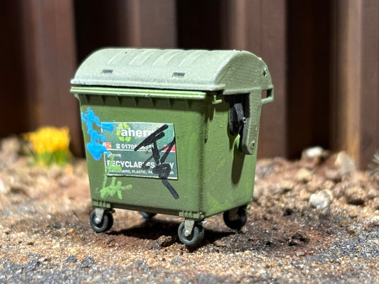 'Ahern' Logo Plastic Commercial Bins - Custom - O gauge