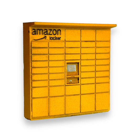 Postal Locker with Amazon Logo - OO Gauge