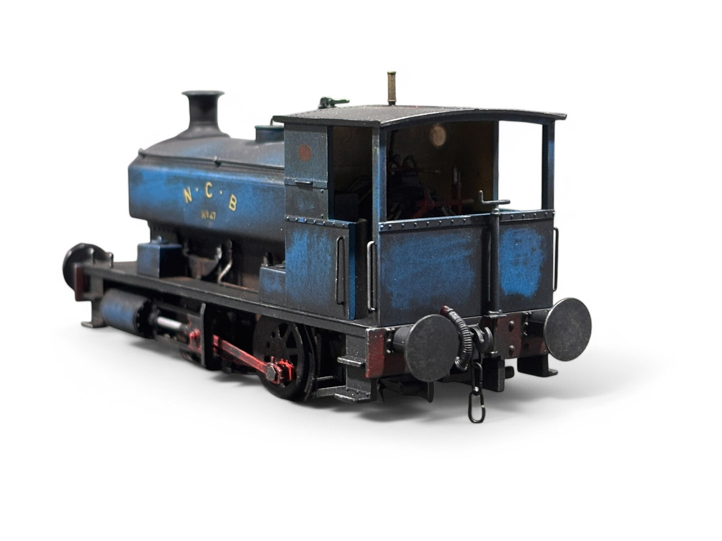 Weathered - Andrew Barclay 0-4-0ST 14" 47 in NCB blue