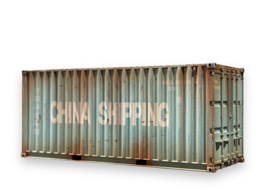 Dapol 20ft Shipping Container 'China Shipping' Weathered by Bunters Yard