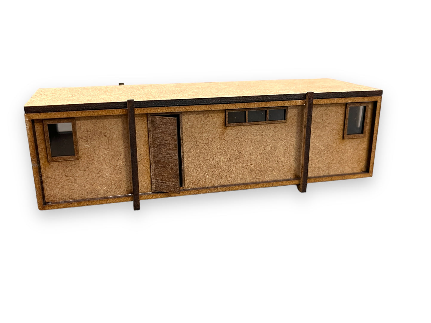 Portable Cabin Site Office Laser Cut Kit OO Gauge