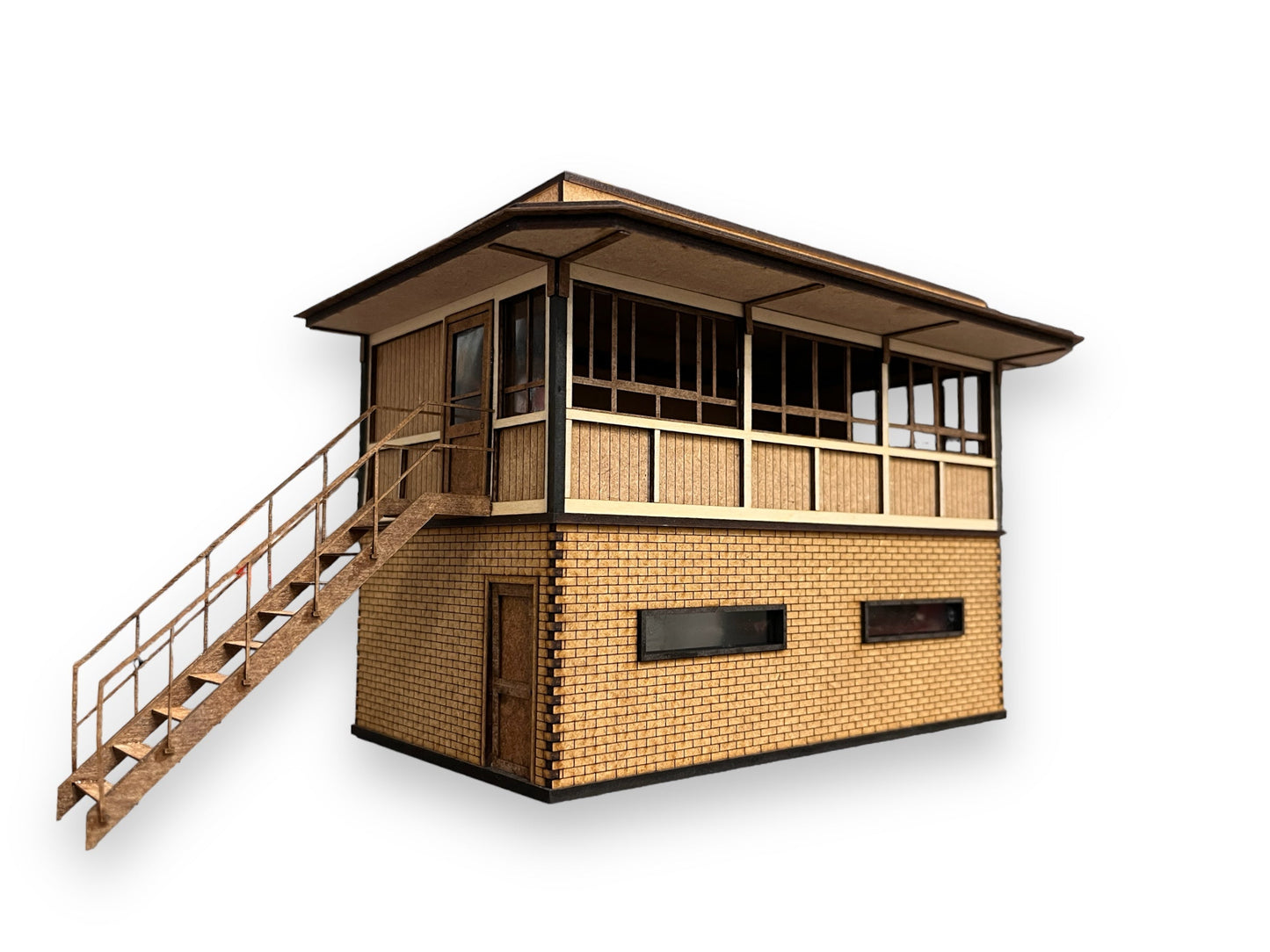 Type 15 Signal Box Kit - Brick Base - OO Gauge