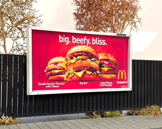 Billboard Advertisement - McDonalds - OO Gauge