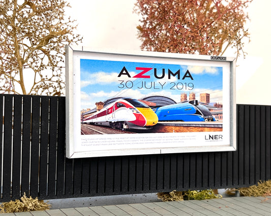 Billboard Advertisement - Azuma - OO Gauge
