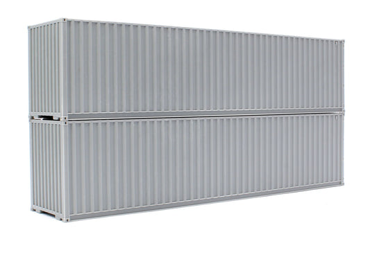 Dapol B022 40 Ft Hi Cube Container Twin Pack Unpainted