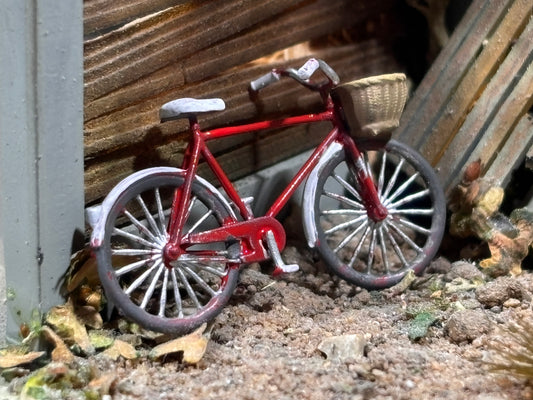 Bicycles with Basket - O Gauge