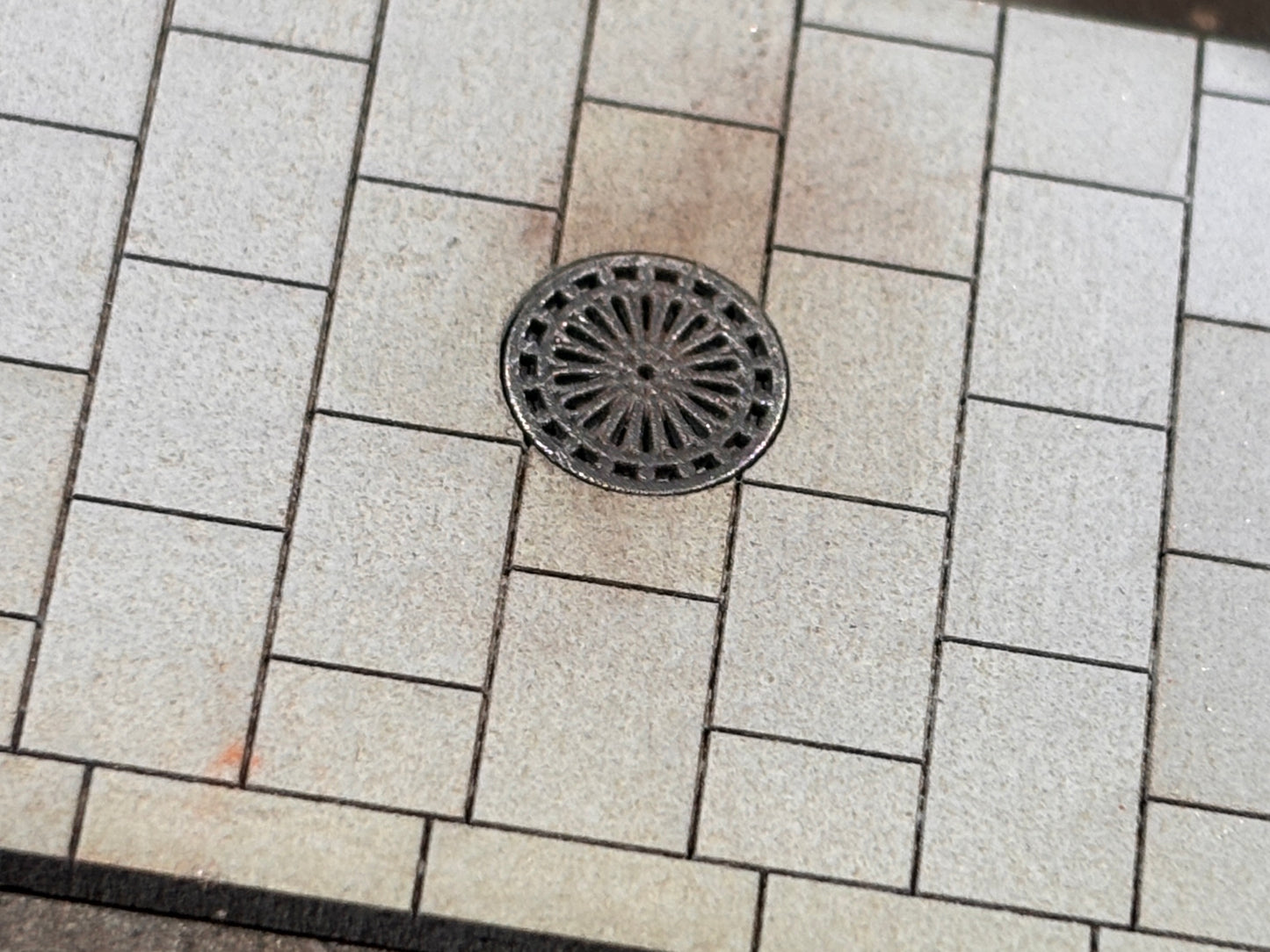 Manhole Inspection Cover (Round) Style E Victorian