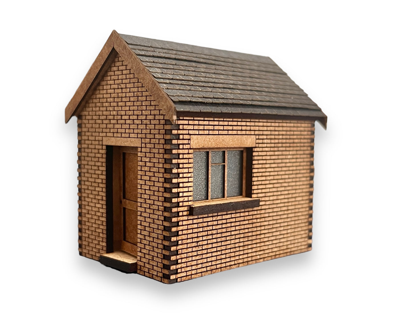 Brick Lineside Hut Kit - End Door