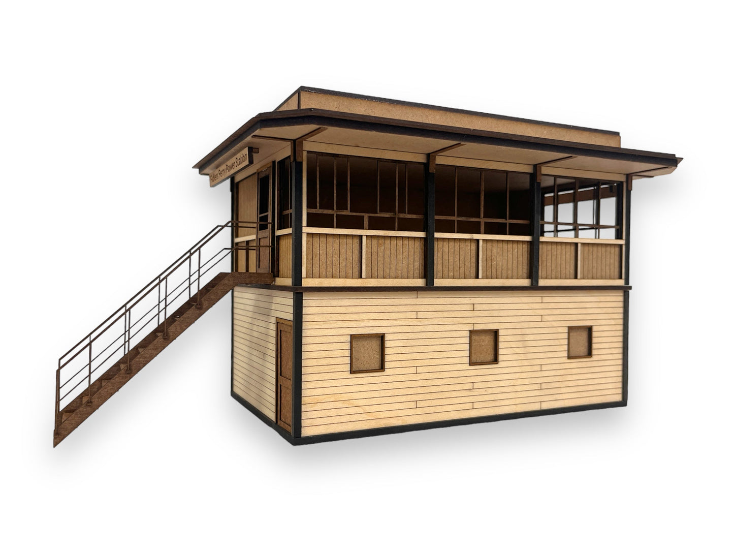 Type 15 Signal Box Kit - Wood Base - OO Gauge