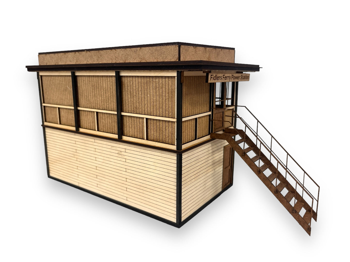 Type 15 Signal Box Kit - Wood Base - OO Gauge