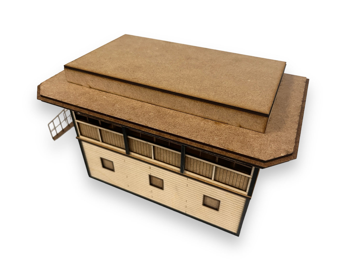 Type 15 Signal Box Kit - Wood Base - OO Gauge