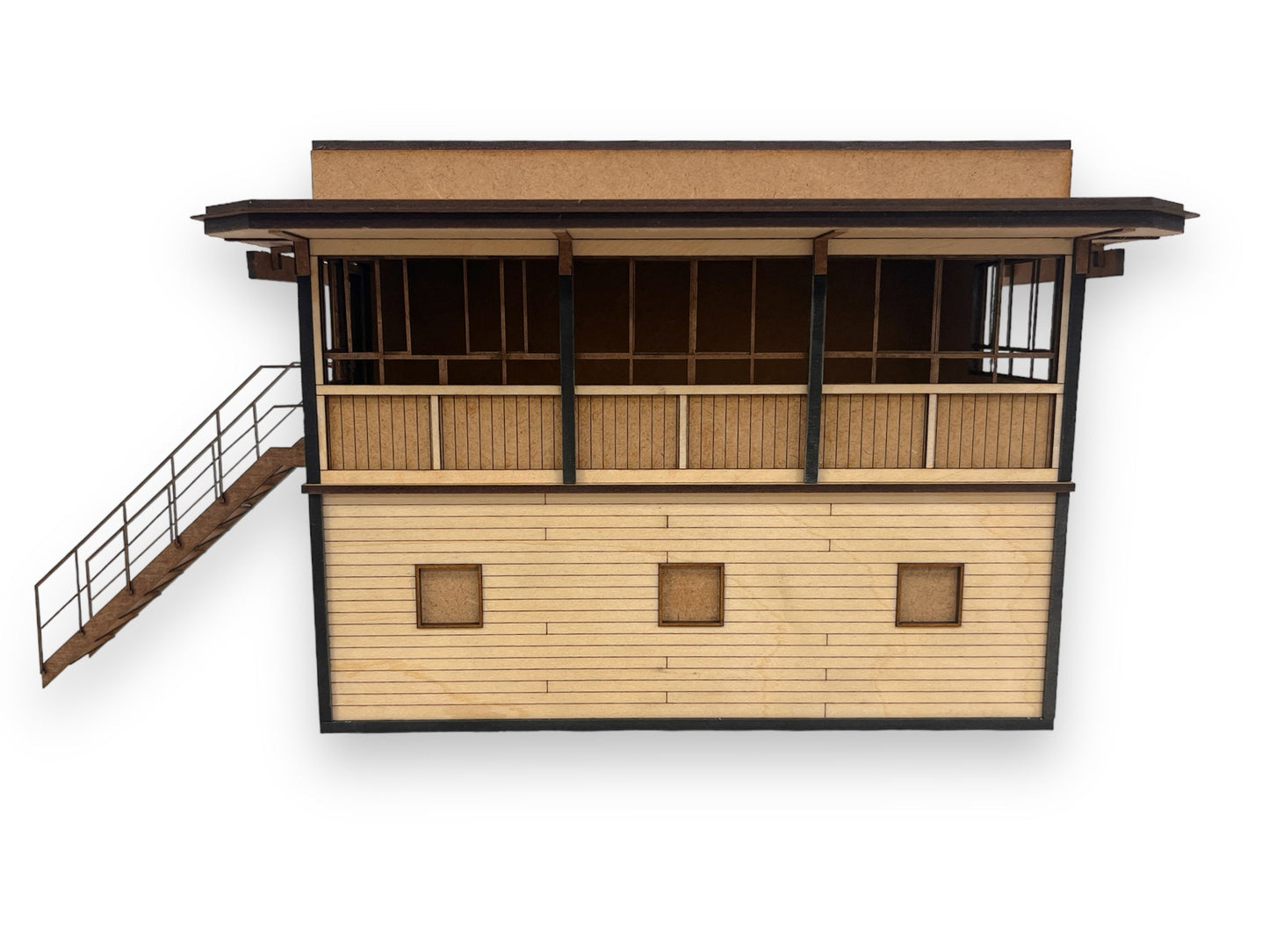 Type 15 Signal Box Kit - Wood Base - OO Gauge