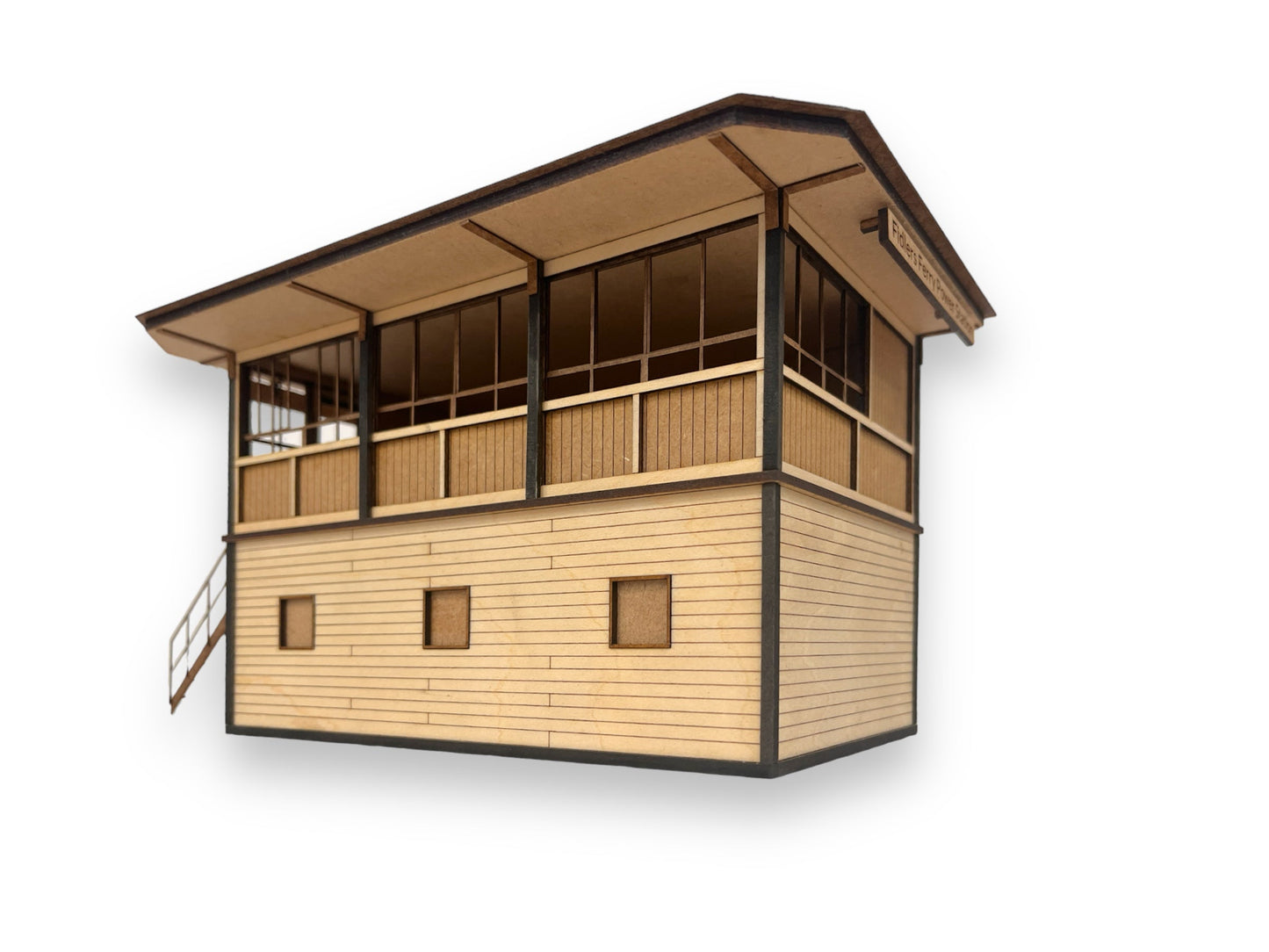 Type 15 Signal Box Kit - Wood Base - OO Gauge