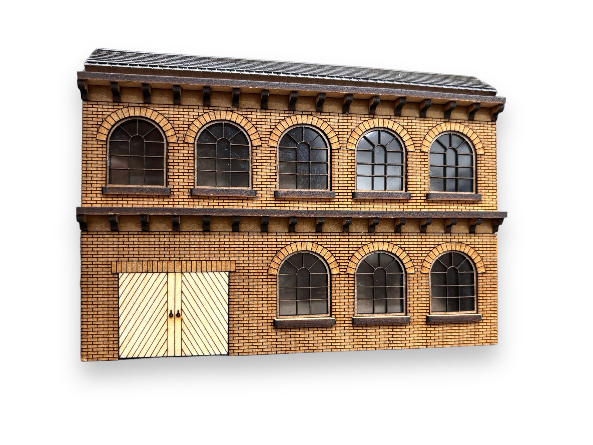 Low Relief Factory - Maplin Mill - L/H Door - OO Gauge – Bunters Yard