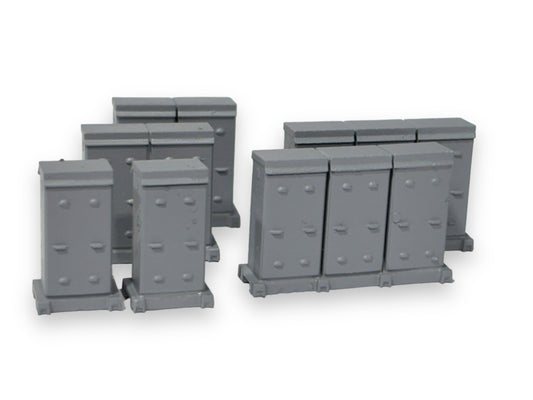 Model railway OO Gauge lineside relay boxes