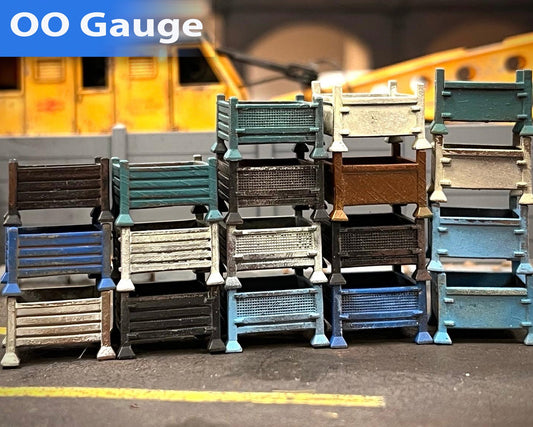 Stackable Stillages (Unpainted) - OO Gauge