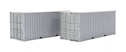 Dapol B024 20Ft  Container Twin Pack Unpainted