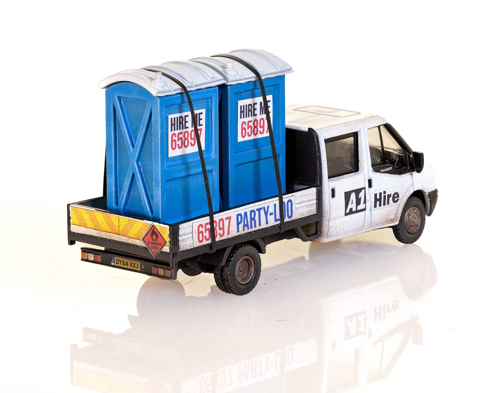 Oxford Diecast Transit Dropside 76TPU005