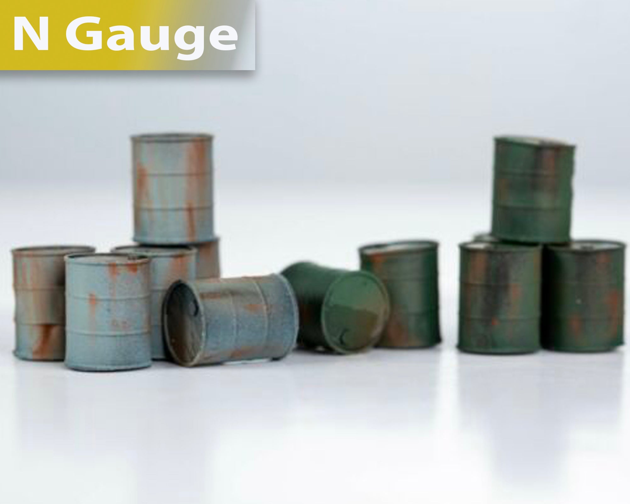 Model Railway Wooden Barrels (x6) - OO Gauge Pub Scenery