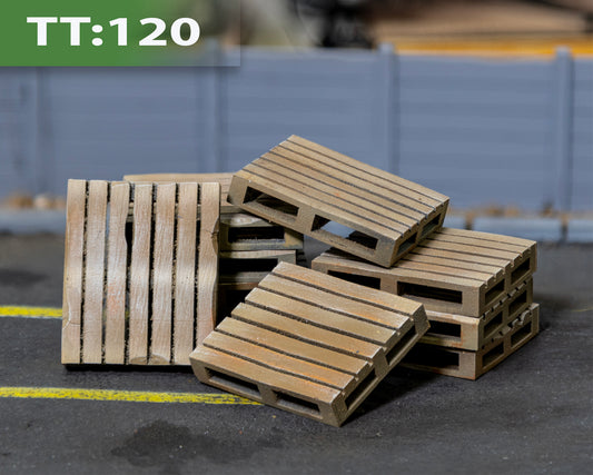 Shipping Pallets - Weathered Wood - TT:120