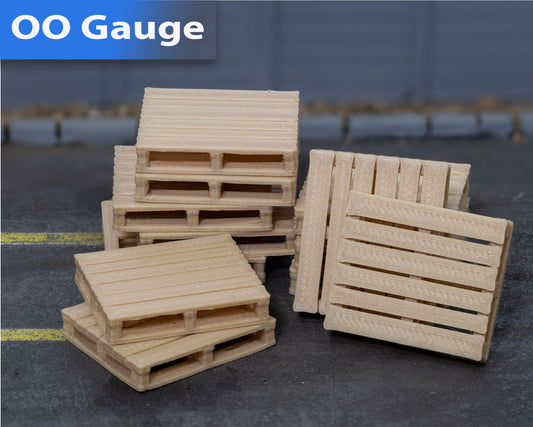 Shipping Pallets - 'Real Wood' Pristine - OO Gauge