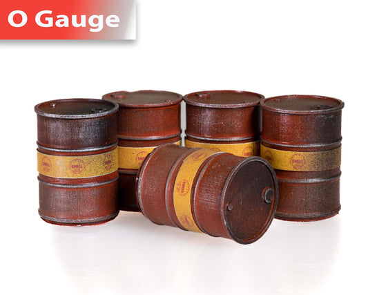 Shell Oil Drums - Weathered - O Gauge