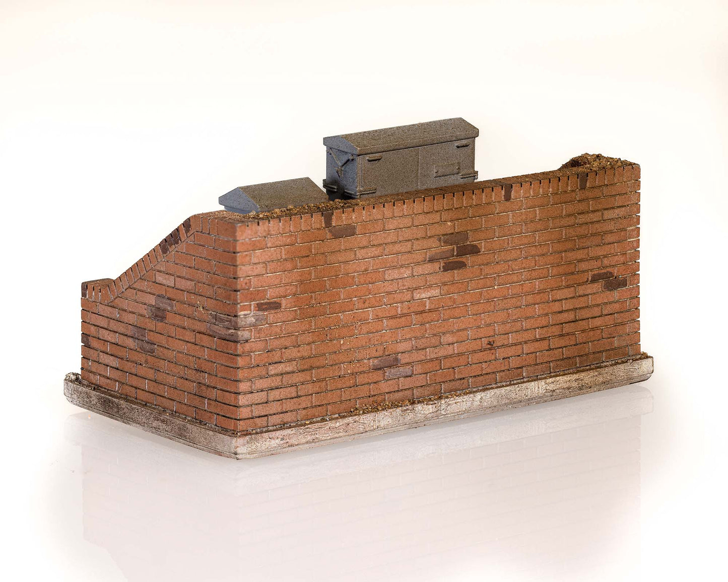 Retaining Wall with Relay Boxes (A004)